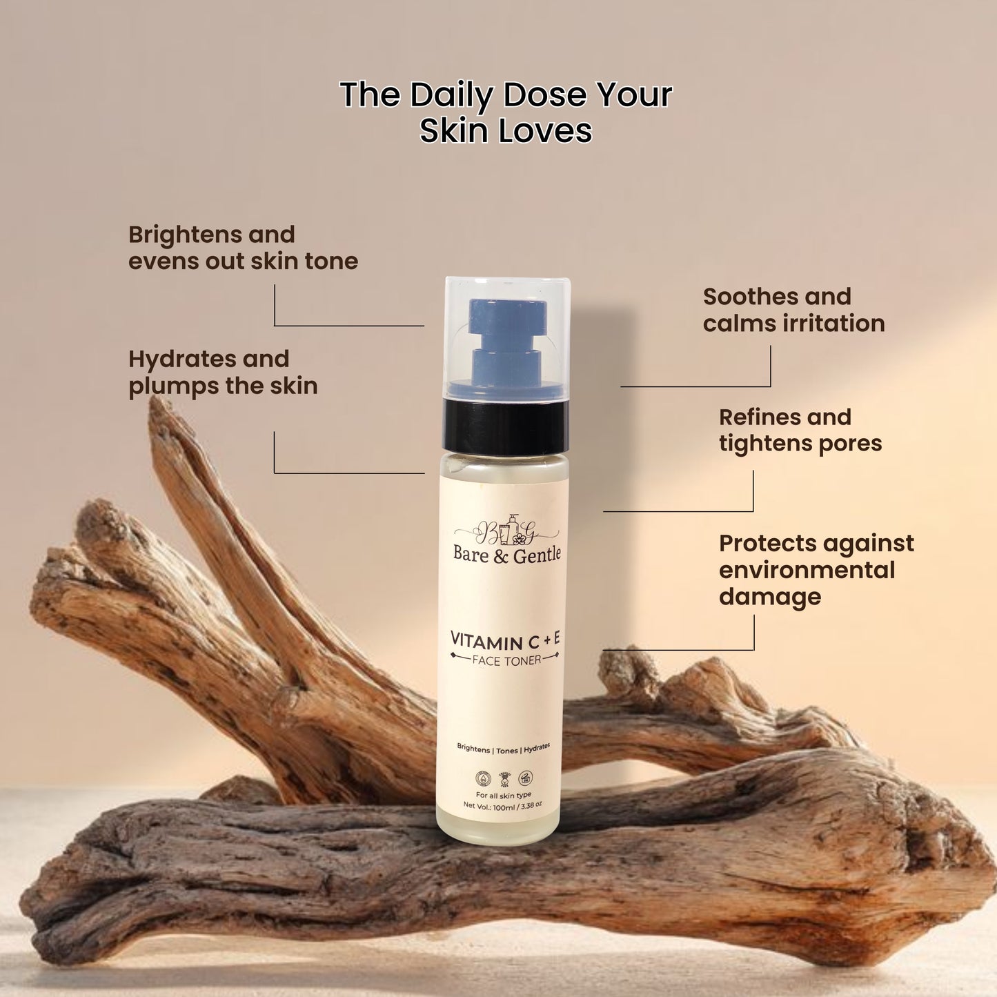 Vitamin C + E Face Toner 100ml