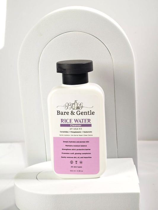 Rice Water Cleanser With Ceramides + Polyglutamic + Hyaluronic 100ml