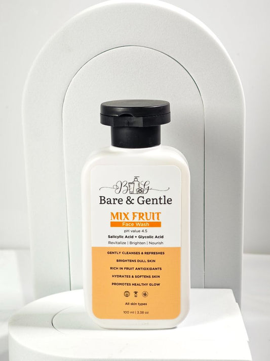 Mix Fruit Face Wash With Salicylic + Glycolic Acid 100ml