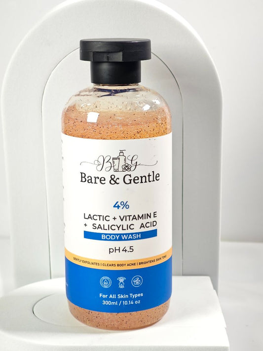 4% Lactic + Vitamin E + Salicylic Acid Body Wash 300ml