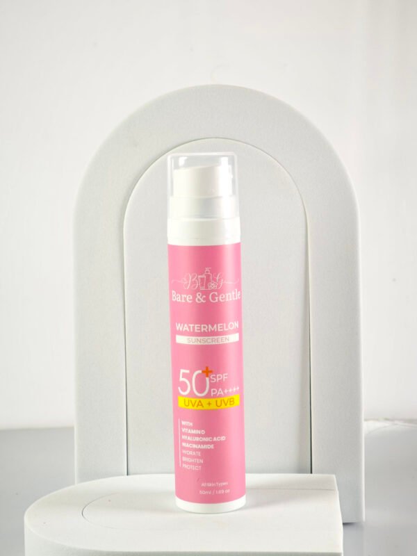 Watermelon Sunscreen With Vitamin-D, Hyaluronic Acid, Niacinamide  50ml
