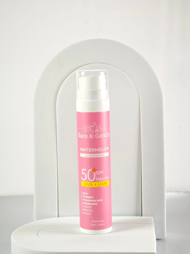 Watermelon Sunscreen With Vitamin-D, Hyaluronic Acid, Niacinamide  50ml
