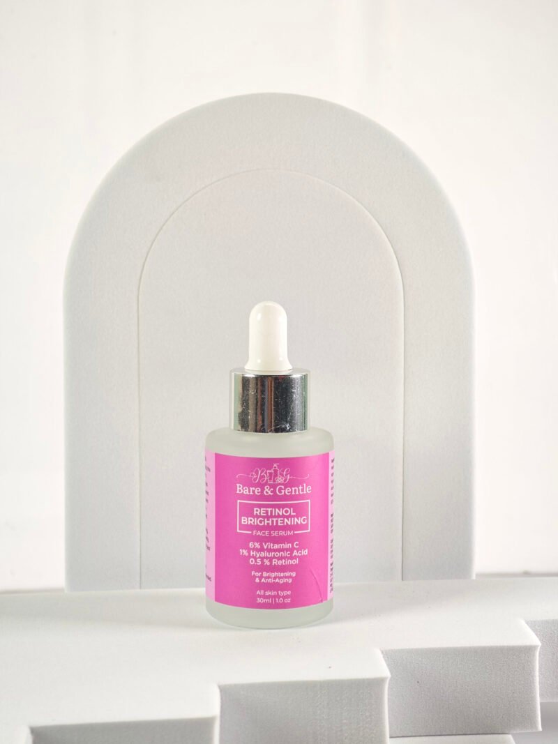 Retinol Brightening Face Serum With 0.5% Retinol + 1%Hyaluronic Acid + 6% Vitamin-C  30ml