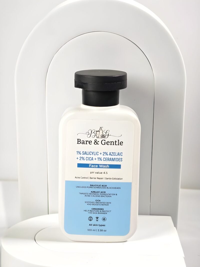 1% Salicylic+ 2% Azelaic+ 2% Cica+ 1% Ceramides Face Wash  100ml