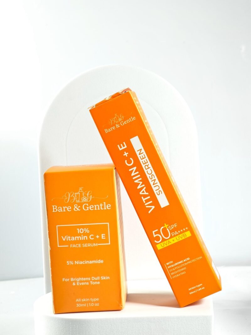 10% Vitamin C+E with 5% Niacinamide Face Serum and Sunscreen Spf 50+ PA++++